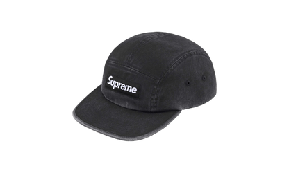 Washed Chino Twill Camp Cap "Black" SU25844