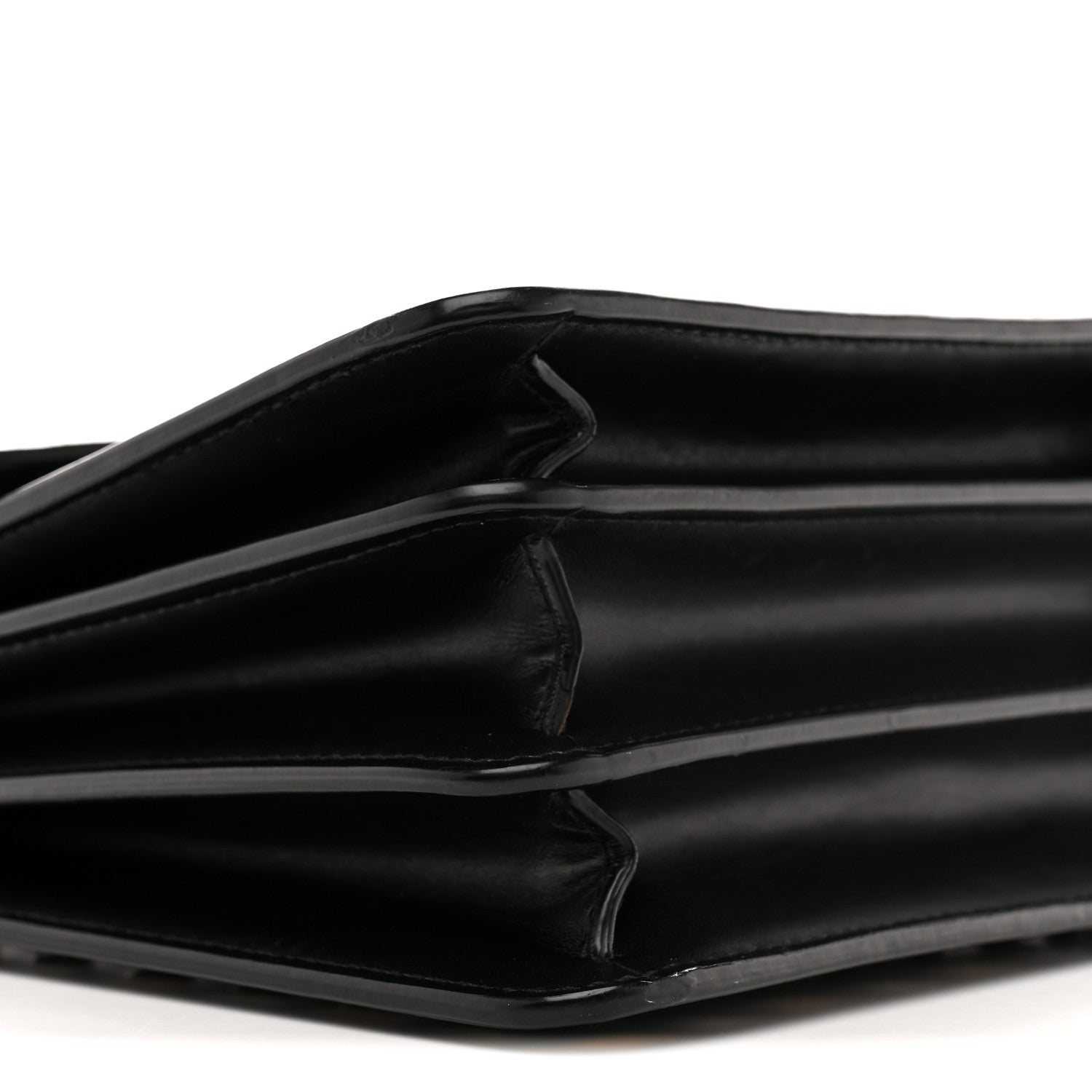 Calfskin Studded Serpenti Forever Top Handle Black