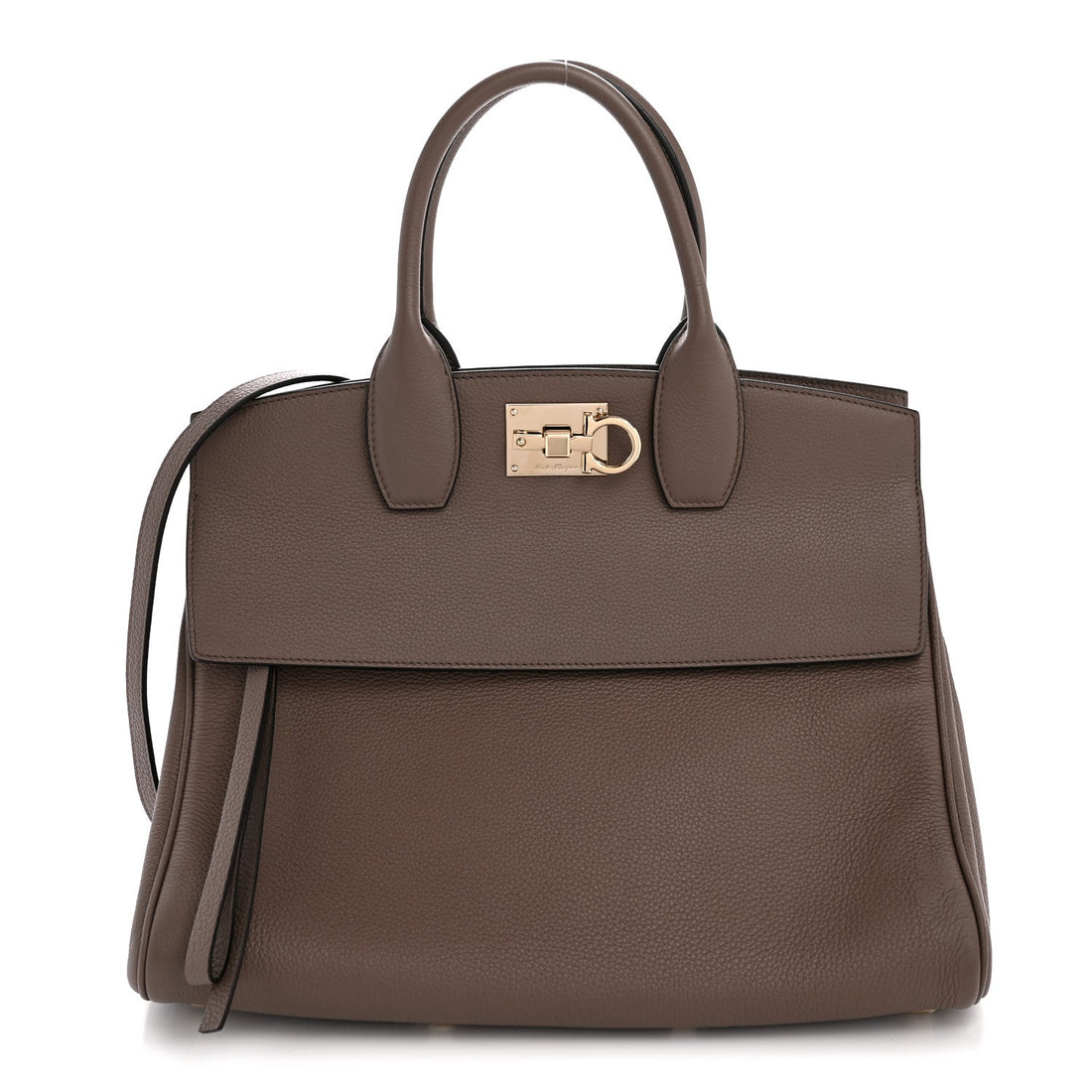 Calfskin Large Studio Bag Caraway Seed