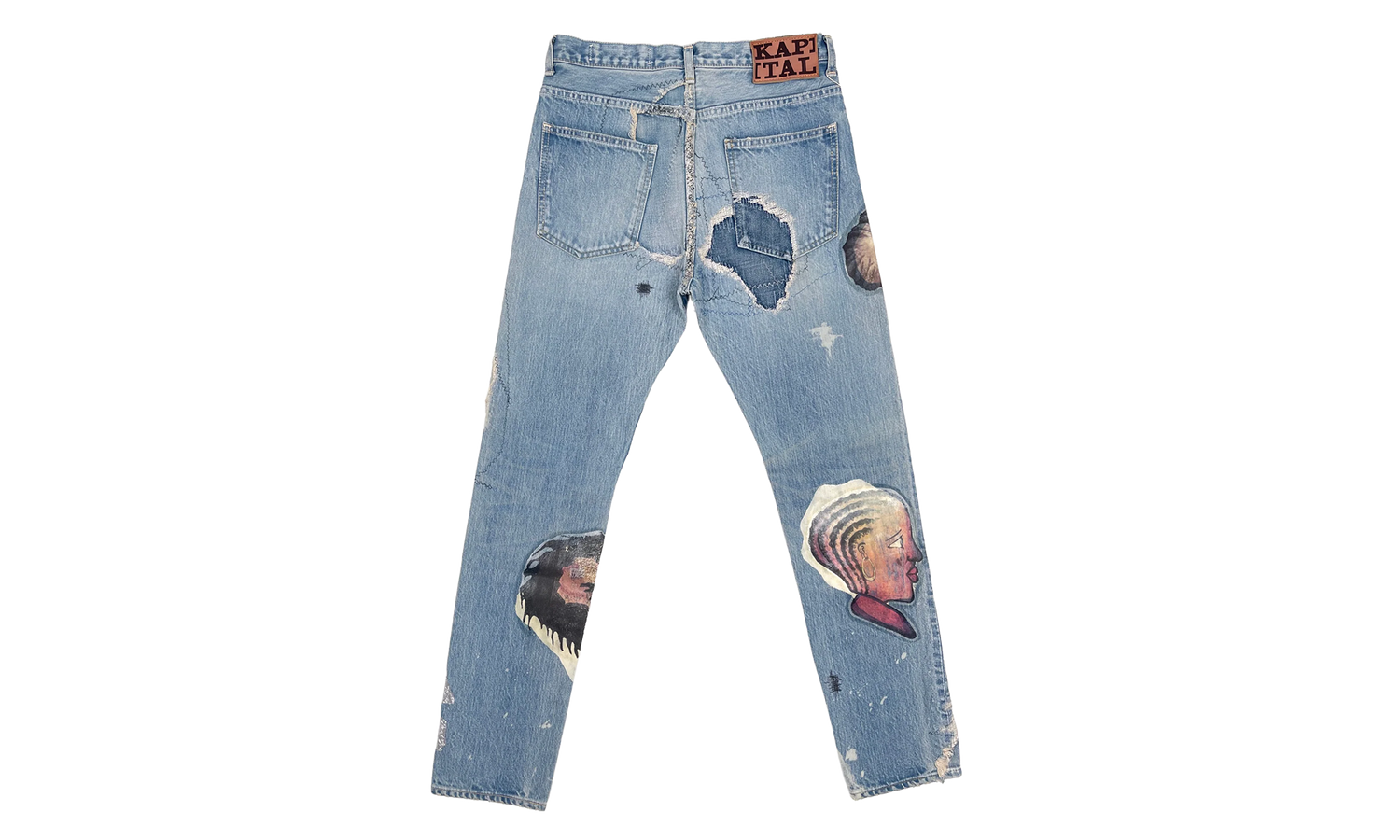 14Oz Denim 5P Africa Elements Remake "Blue - Tokyo Exclusive" KAP019