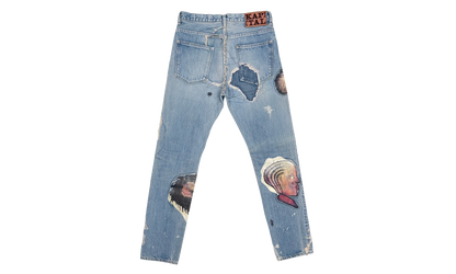 14Oz Denim 5P Africa Elements Remake "Blue - Tokyo Exclusive" KAP019