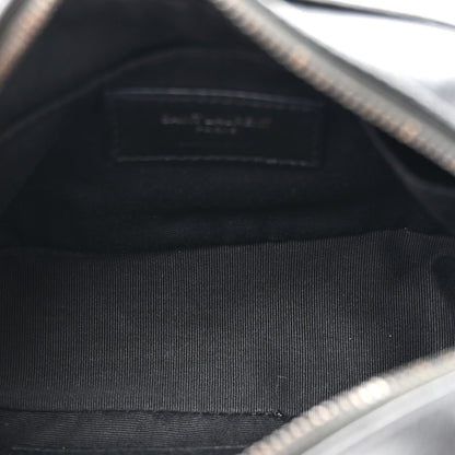 Calfskin Matelasse Monogram Lou Belt Bag Black