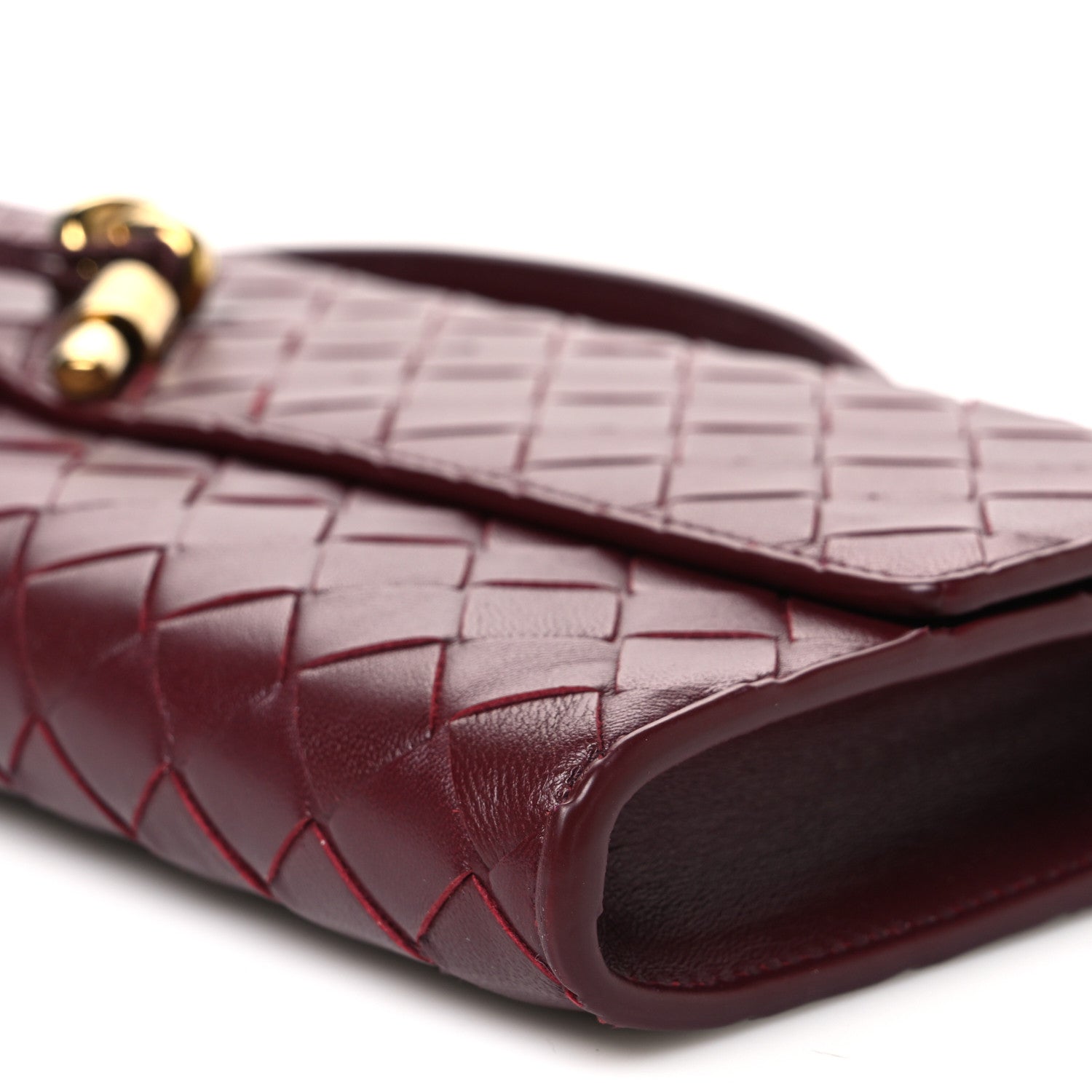 Nappa Intrecciato Long Andiamo Top Handle Clutch Barolo