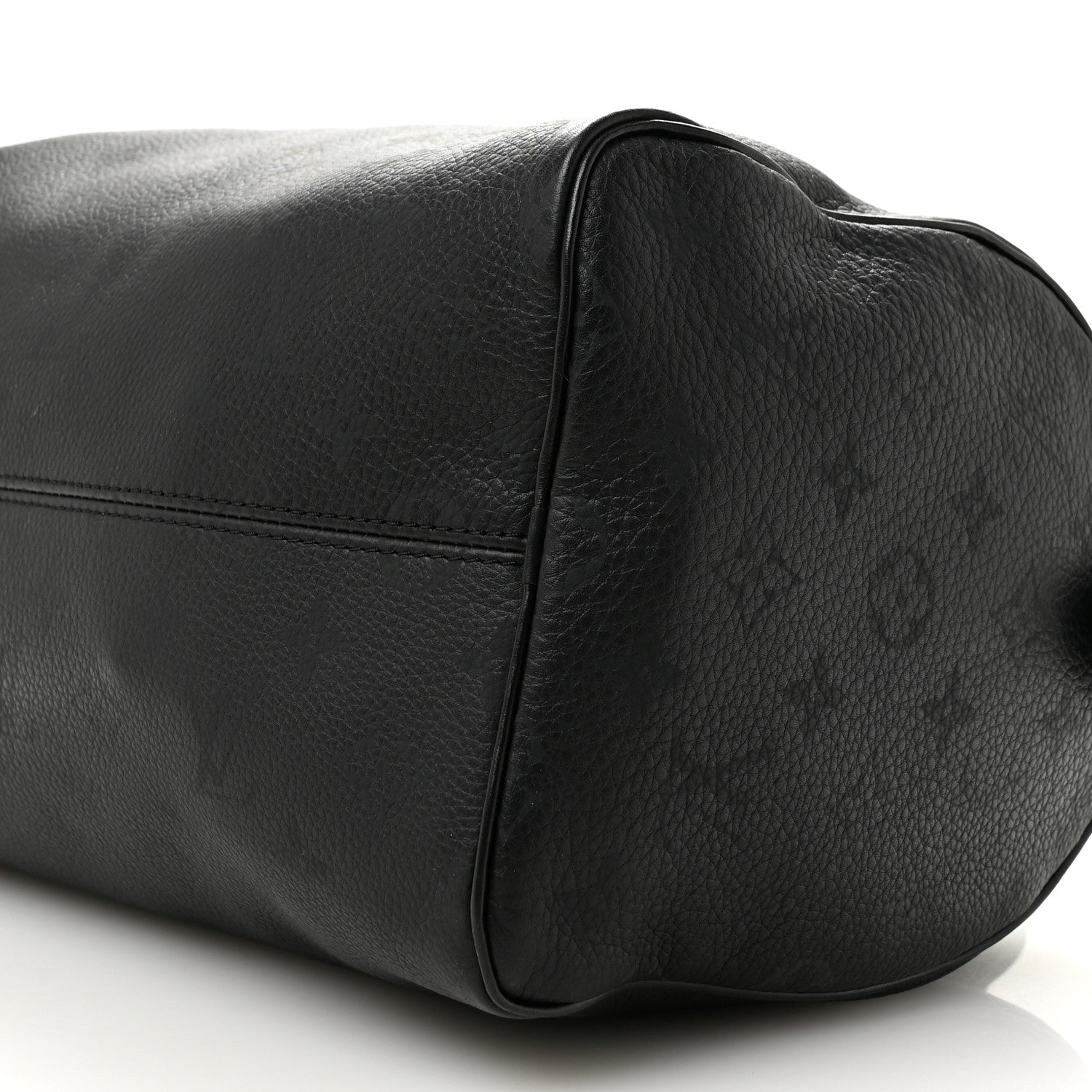 Calfskin Monogram Speedy P9 Bandouliere 30 Ultra Black