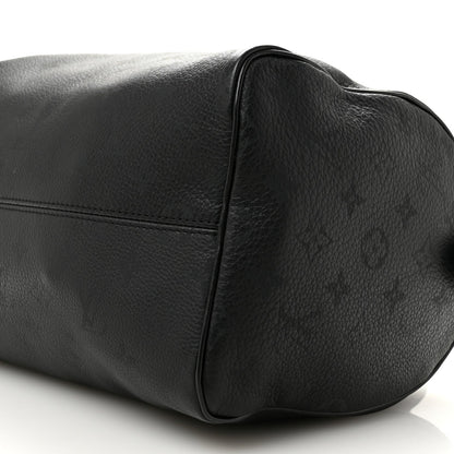 Calfskin Monogram Speedy P9 Bandouliere 30 Ultra Black