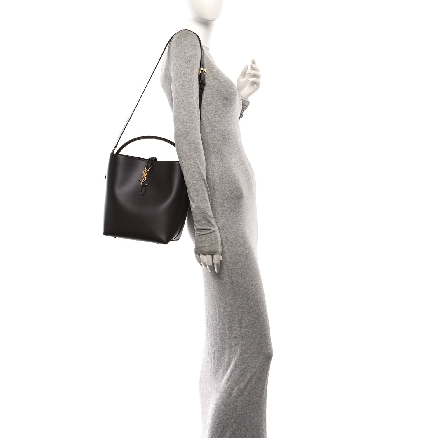 Shiny Calfskin Le 37 Small Bucket Bag