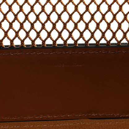 Triomphe Canvas Calfskin Travel Dog Bag Tan