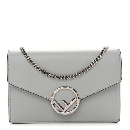 Vitello Cruise F is Fendi Medium Envelope Wallet on Chain Grigio Perla