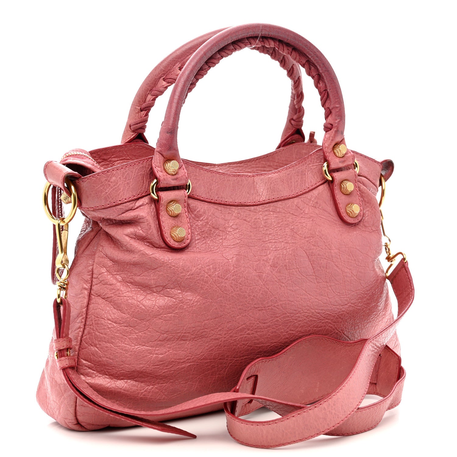 Agneau Giant 12 Gold Hardware Town Rose Bombon Raspberry