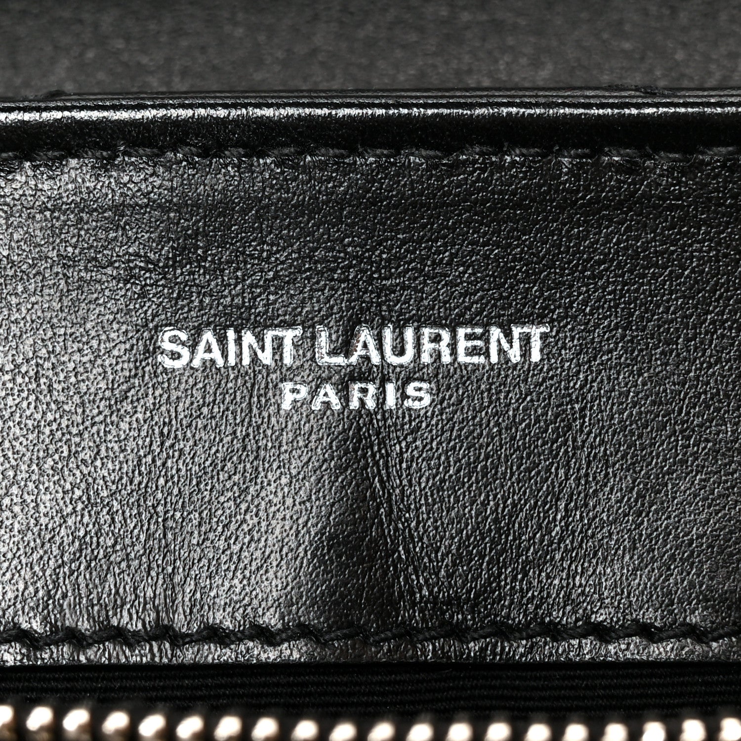 Calfskin Y Quilted Monogram Small Loulou Crossbody Bag Black