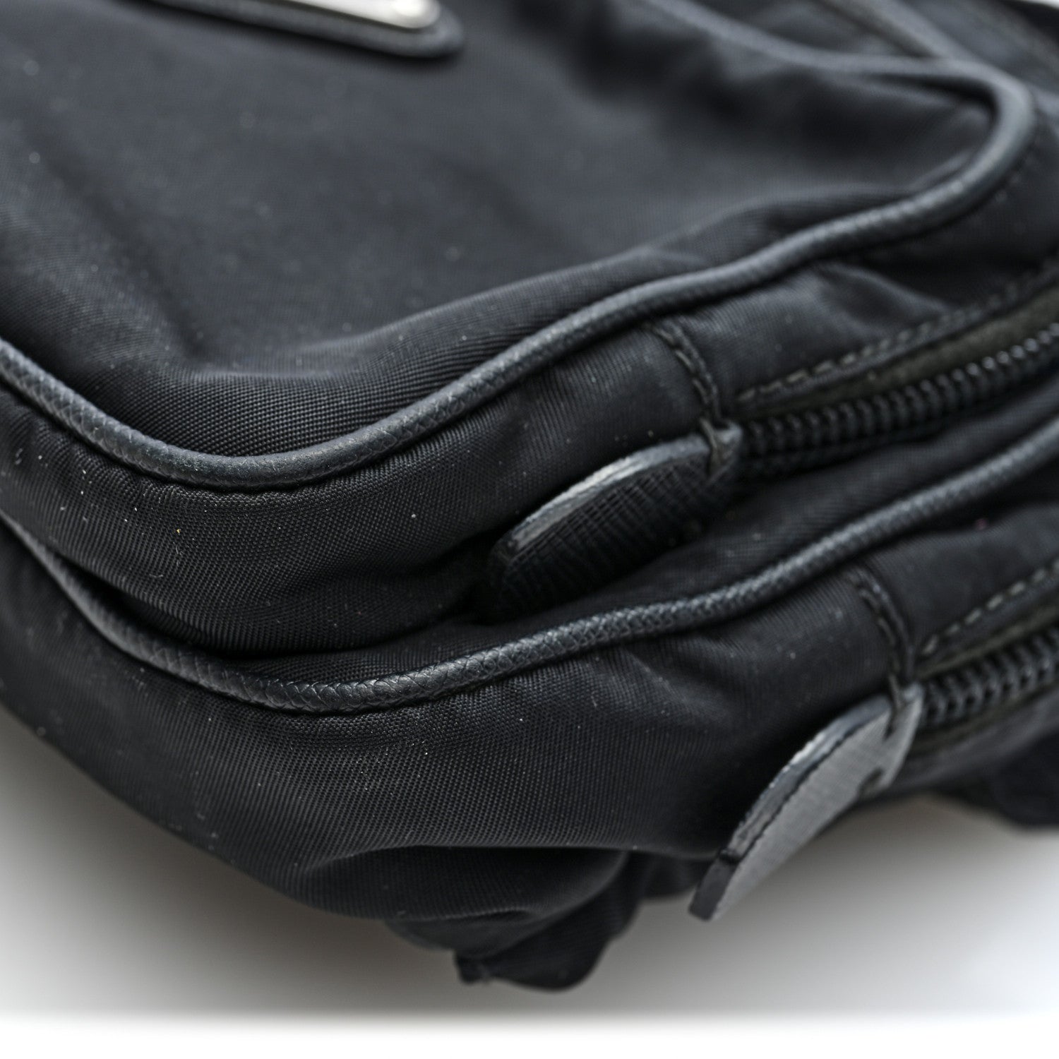 Tessuto Nylon Belt Bag Black