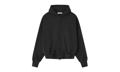 HEAVY FLEECE / SATIN STITCH EMBOSSED EMB "VINTAGE BLACK" 192HO254782F