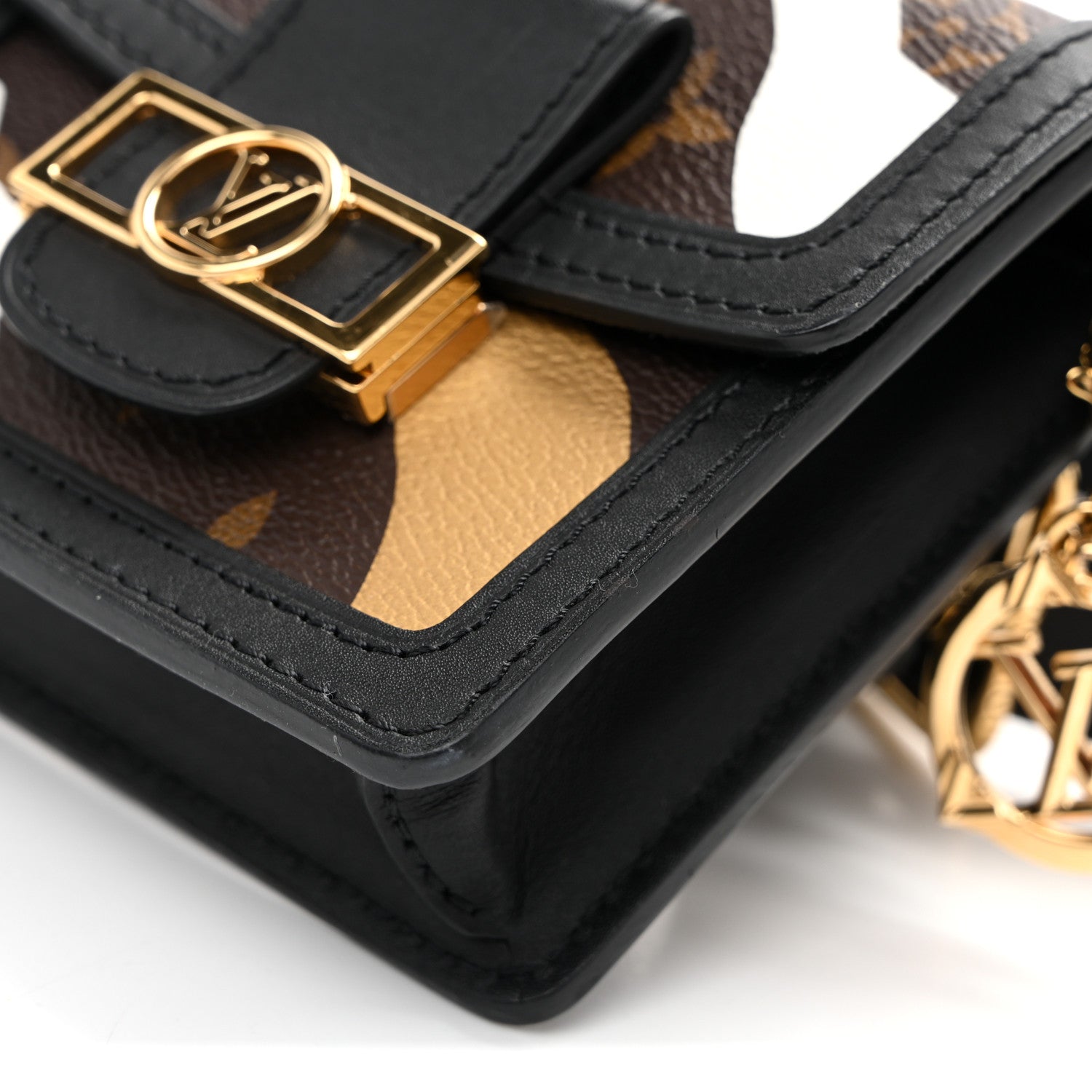X LOL Monogram Bumbag Dauphine BB Gold Silver