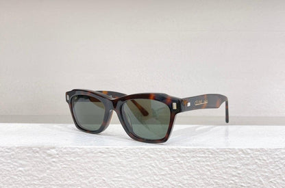 CELINE Rectangular Cat Eye Sunglasses CL40058I Black Women&