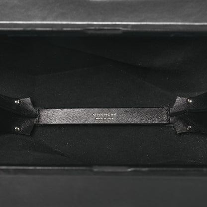 Calfskin G Chain Clutch Black
