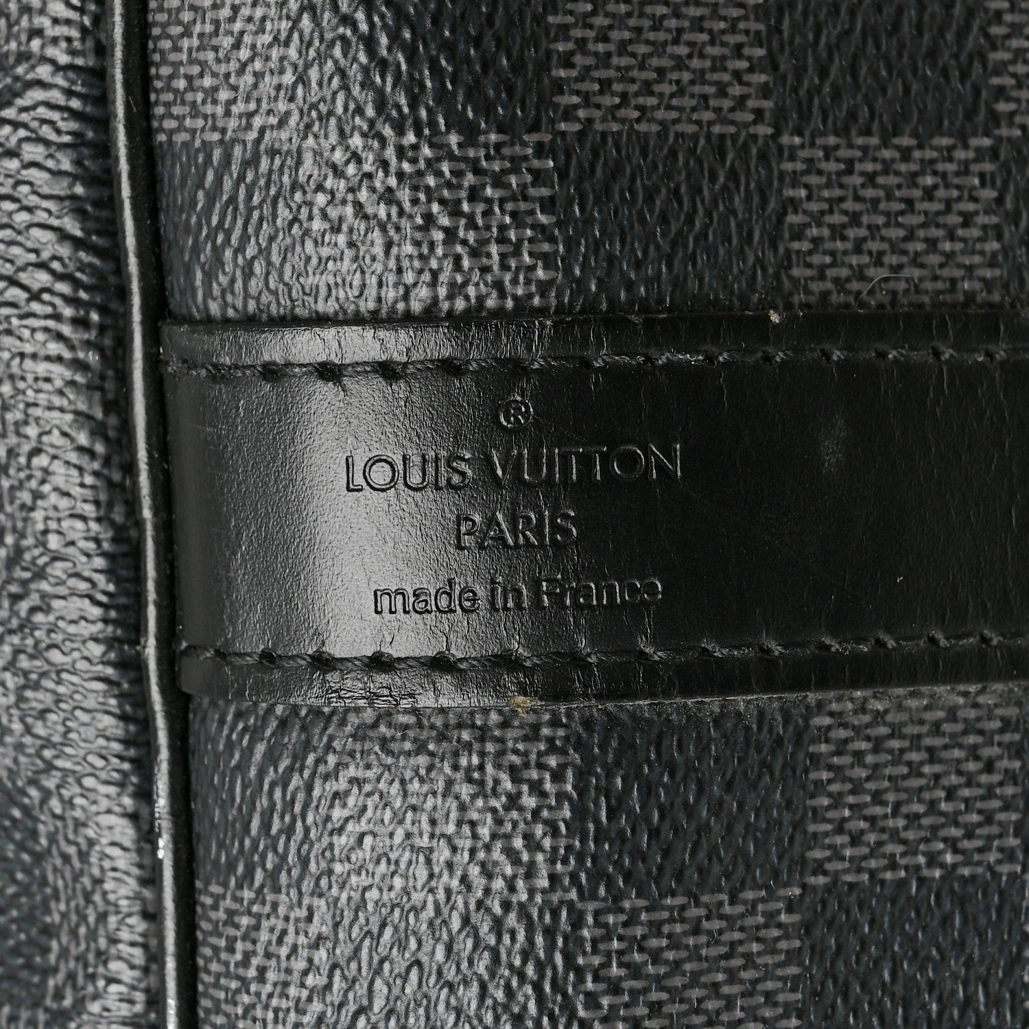 Damier Graphite Keepall Bandouliere 55