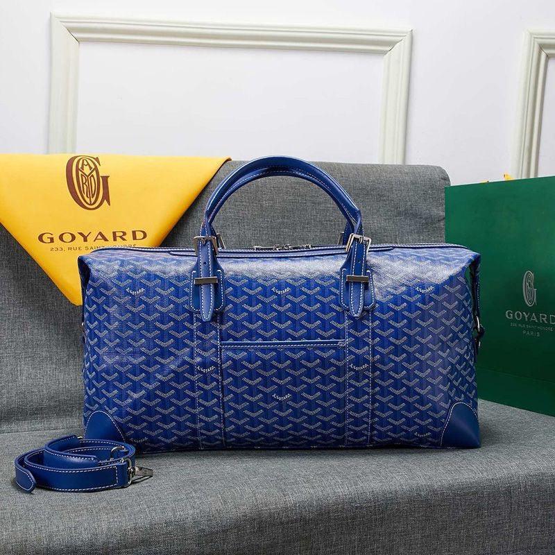 Goyard Boston 50 Bag In Goyardine Canvas Travel Bag Luggage ✨