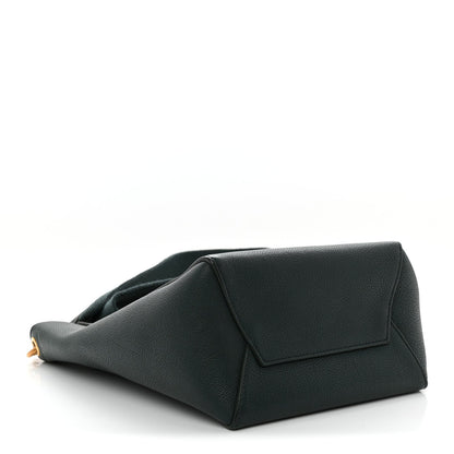 Soft Grained Calfskin Small Sangle Bucket Bag Amazone
