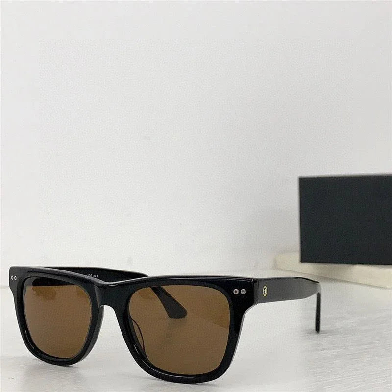Mont Blanc Sunglasses MB 0254 S 001 Black / Silver Grey Lens Aviator 53-18🏎
