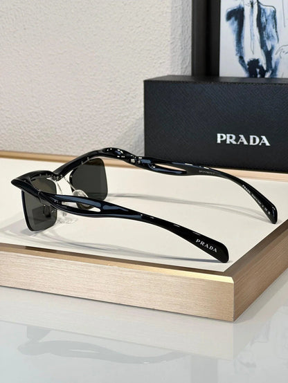 PRADA PR A15S - BLACK-PEACH-GREEN | SUNGLASSES Unisex  🟥