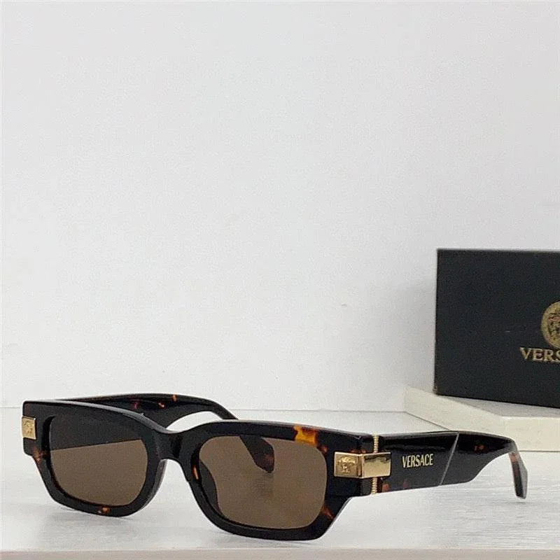 Versace VE4465 GB1/87 53-18 Rectangle Unisex SUNGLASSES ✨