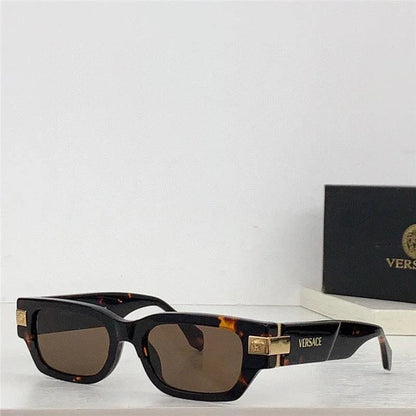 Versace VE4465 GB1/87 53-18 Rectangle Unisex SUNGLASSES ✨