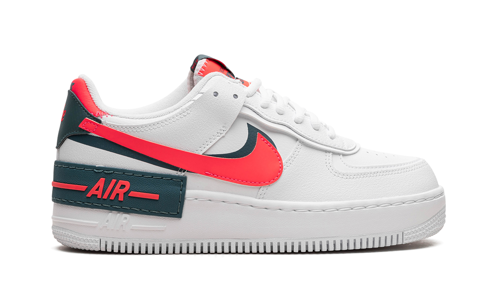 AIR FORCE 1 SHADO NMS WMNS "White Solar Red" DB3902 100