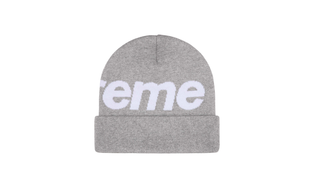 Big Logo Beanie "FW24 - Heather Grey" SU904