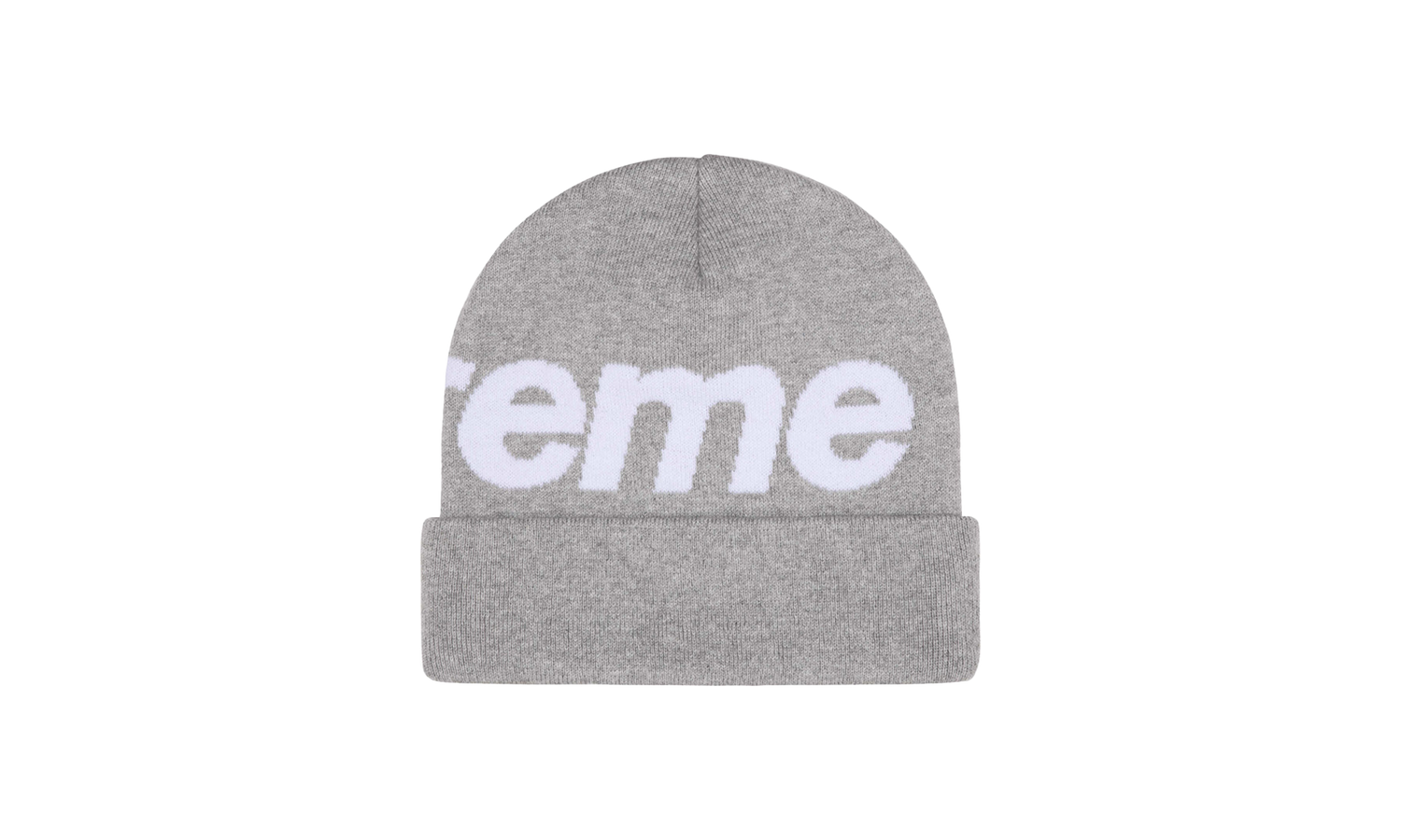 Big Logo Beanie "FW24 - Heather Grey" SU904