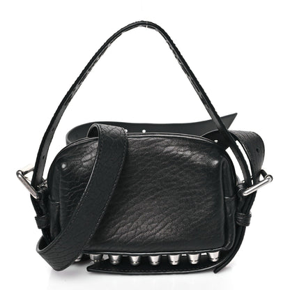 Primal Lambskin Mini Ricco Shoulder Bag Black