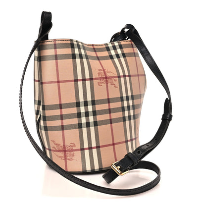 Haymarket Check Colours Small Lorne Bucket Crossbody Black