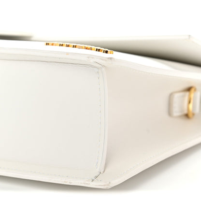 Smooth Calfskin Long Le Grand Bambino Clutch White