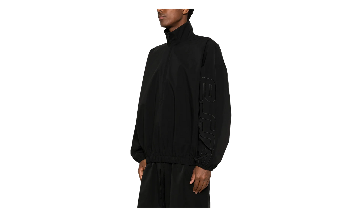 Active Trace Half Zip Track Jacket "Vintage Black" 192SP266741F