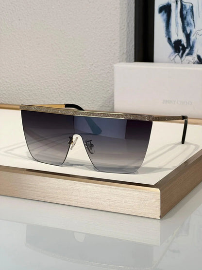 Jimmy Choo Leah Mask oversize-frame Sunglasses Women&