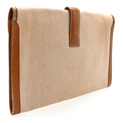 Peau Porc Toile Jige PM Clutch