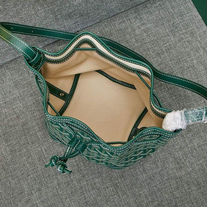 Goyard Petit Flot Bucket Bag In Goyardine Canvas Shoulder Bag ✨