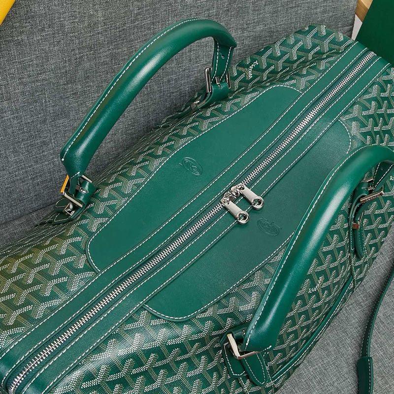 Goyard Boston 50 Bag In Goyardine Canvas Travel Bag Luggage ✨