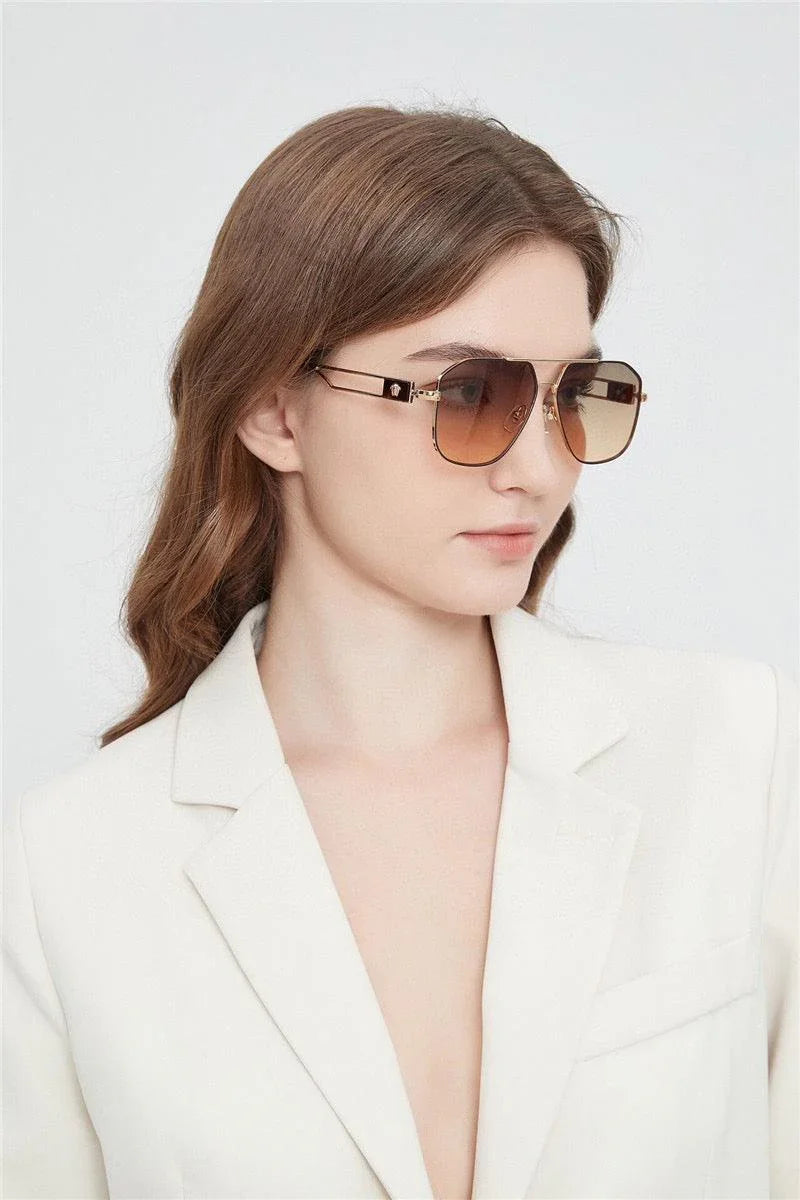 Versace VE1287 59mm Pilot Unisex Sunglasses ✨