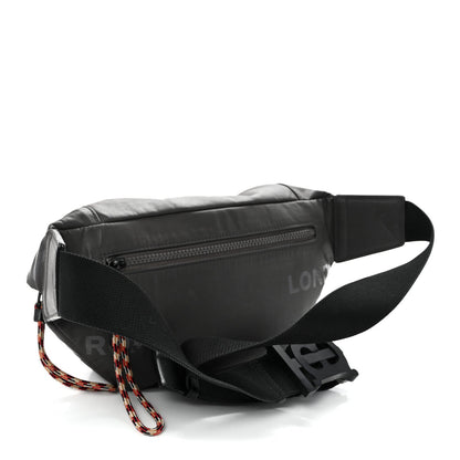 Econyl Horseferry Print Sonny Bum Bag Dark Grey