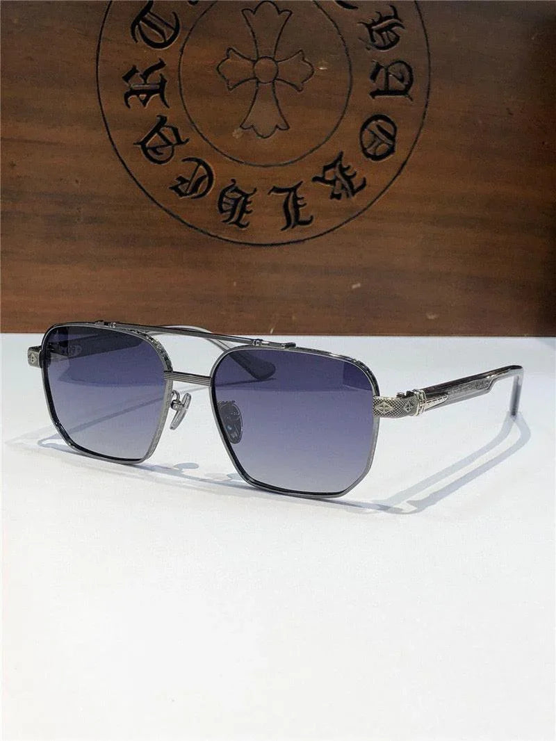 Chrome Hearts 8184 square-frame tinted sunglasses ⚜️