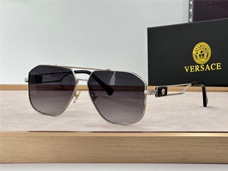 Versace VE1287 59mm Pilot Unisex Sunglasses ✨