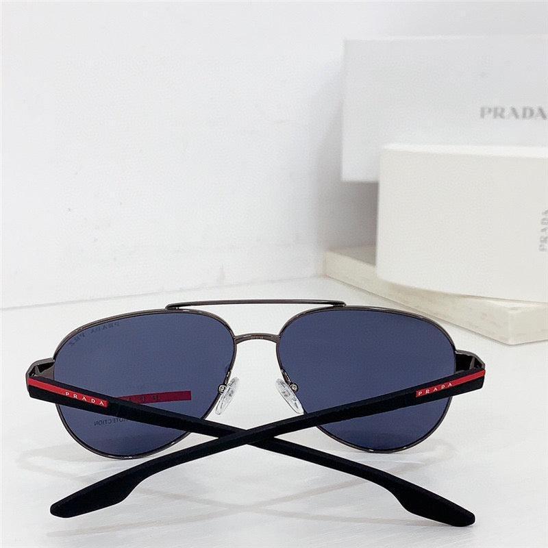 PRADA SPS54T 1AB5Z1 58 Polarized Men's Pilot Sunglasses✨
