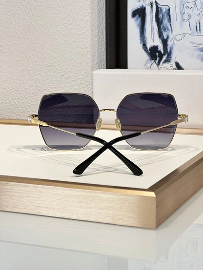Jimmy Choo REYES/S Sunglasses with Glitter women&