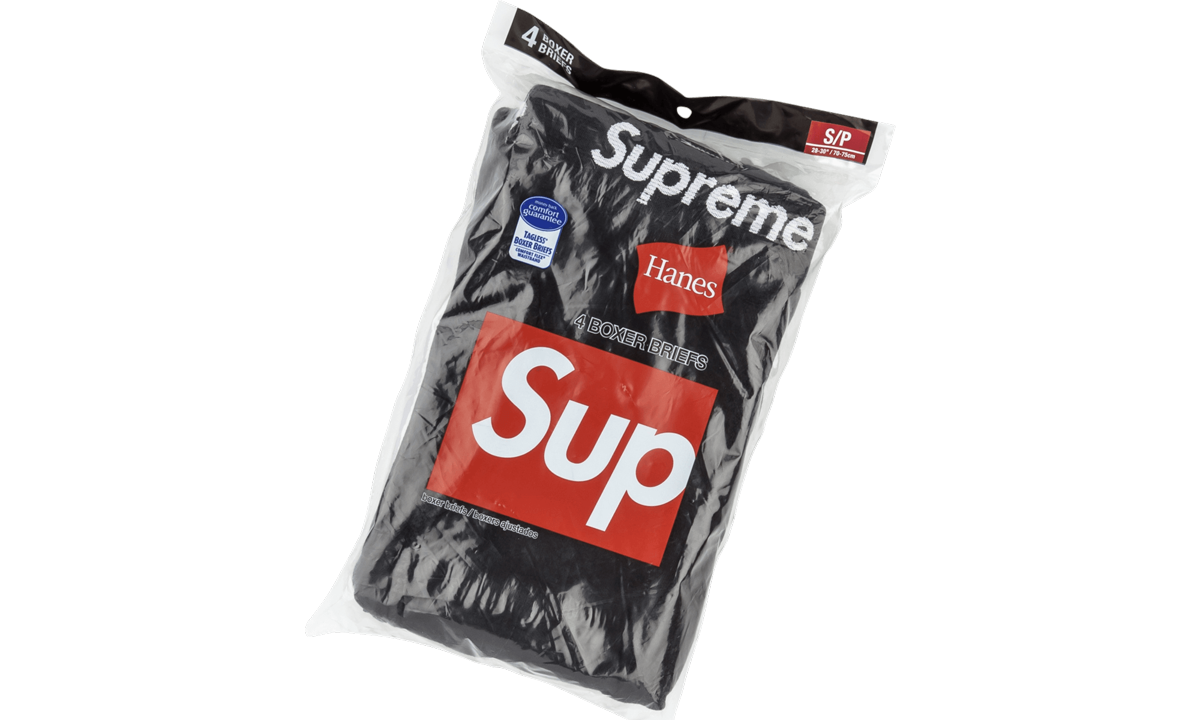 Hanes Tagless Boxer Briefs (4) "Black" SU0641