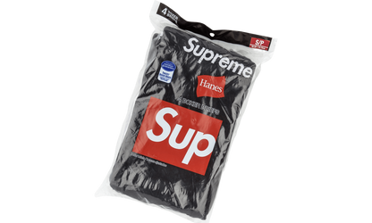 Hanes Tagless Boxer Briefs (4) "Black" SU0641
