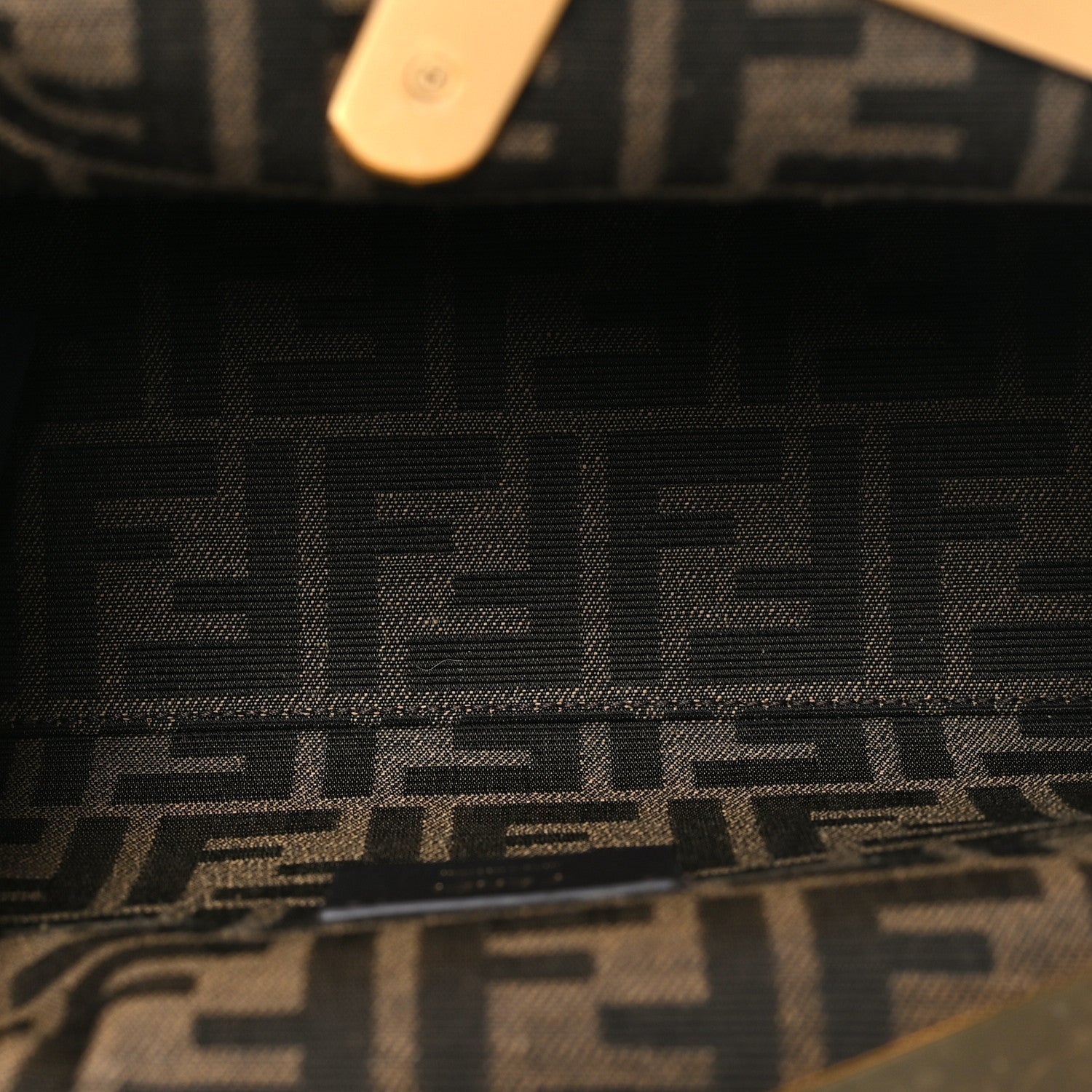 Shiny Nappa Small Fendi First Black Black