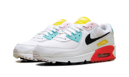 Air Max 90 WMNS "White / Black / Pink Foam / Bright Crimson" FZ3622 100