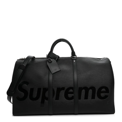 X SUPREME Epi Keepall Bandouliere 55 Black