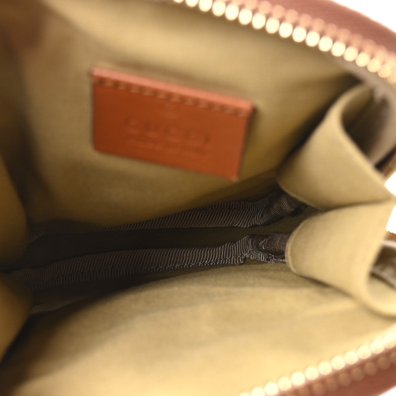 Vintage Canvas Calfskin Web Belted iPhone Case 90 36 Sand Cuir