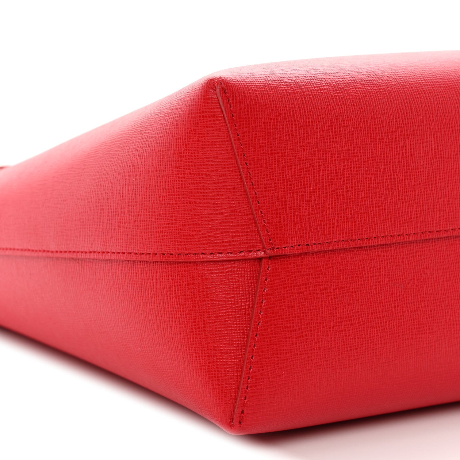 Saffiano Mini Bucket Bag Flamma